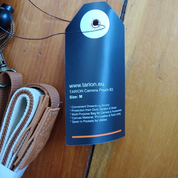 Drawstring Camera Bag with Strap - Picture 7 of 8